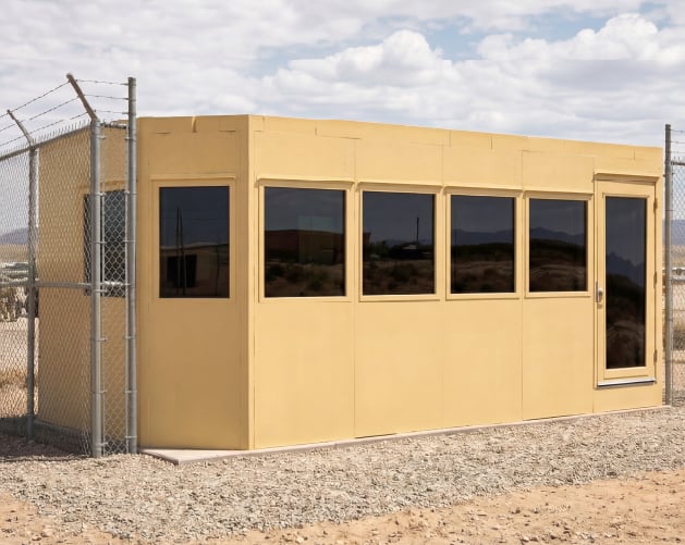 Ballistic-resistant modular building designed to provide secure occupant protection